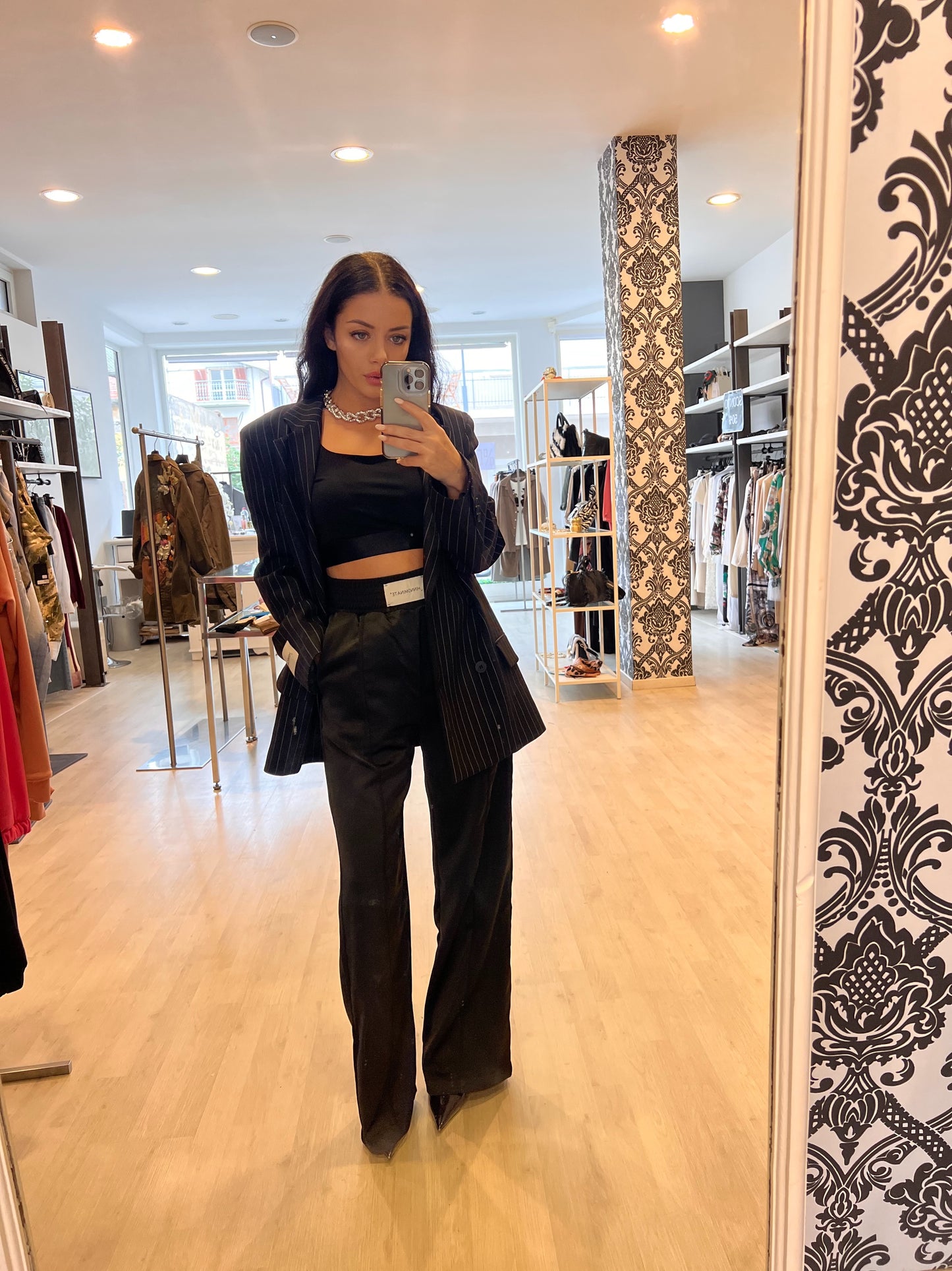 Pant satin