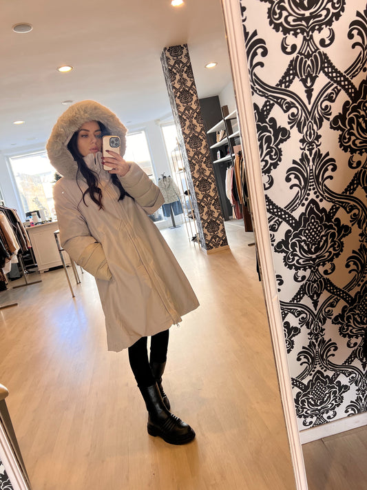 Piumino trench