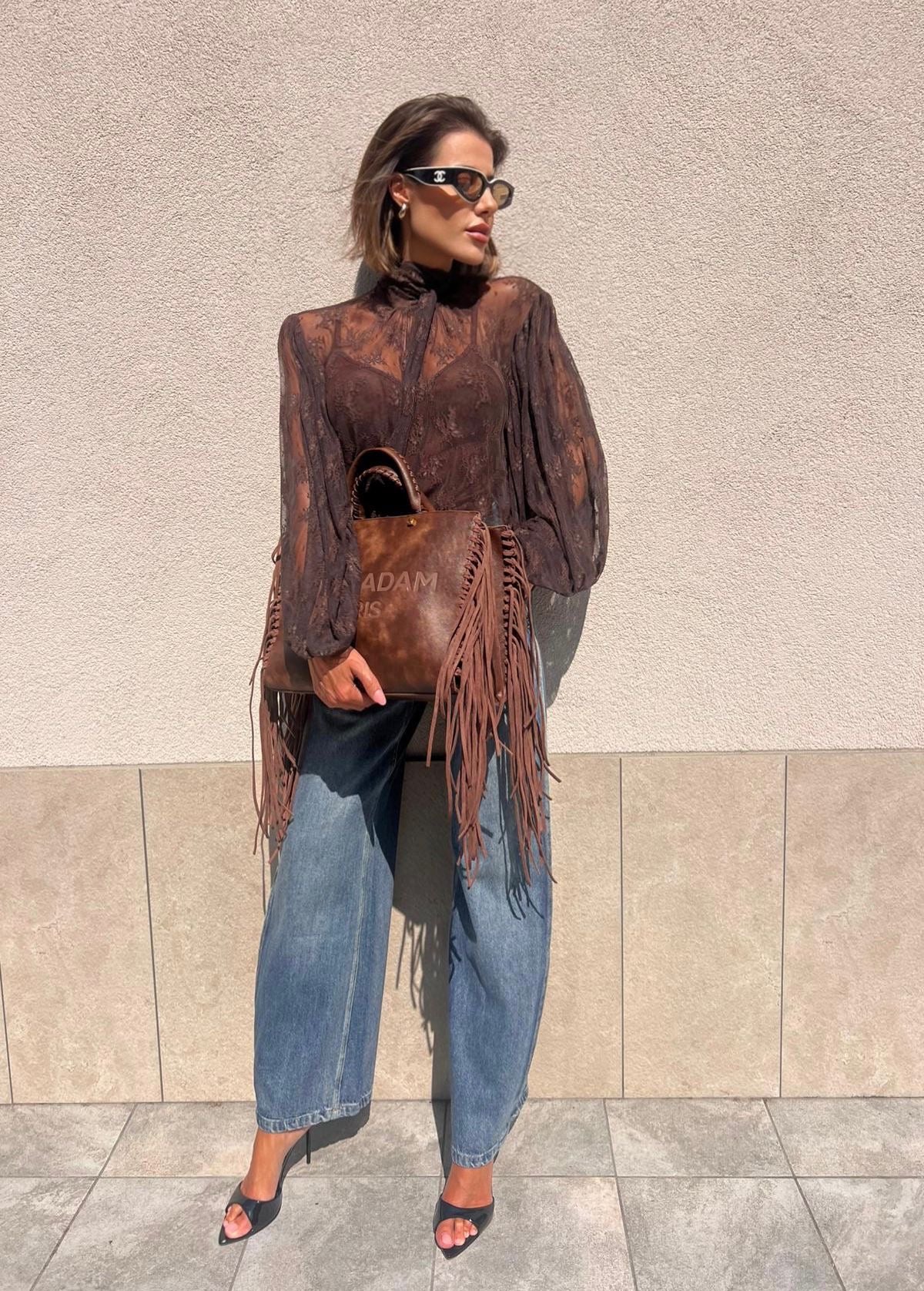 Camicia in pizzo
