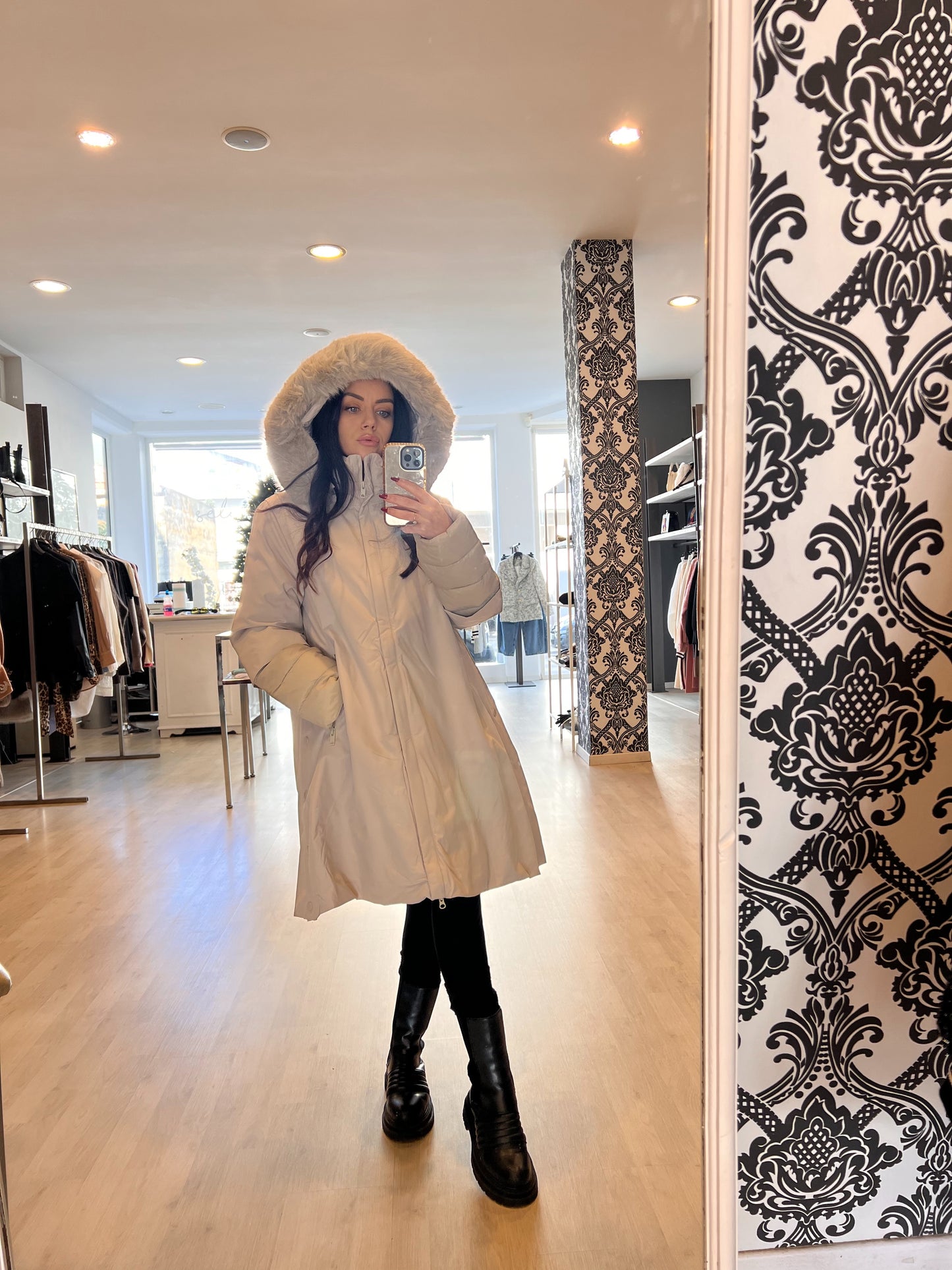Piumino trench