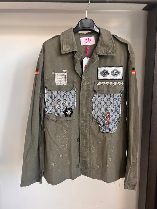 AB pink giacca GG patch vestibilta' dalla 40/46
