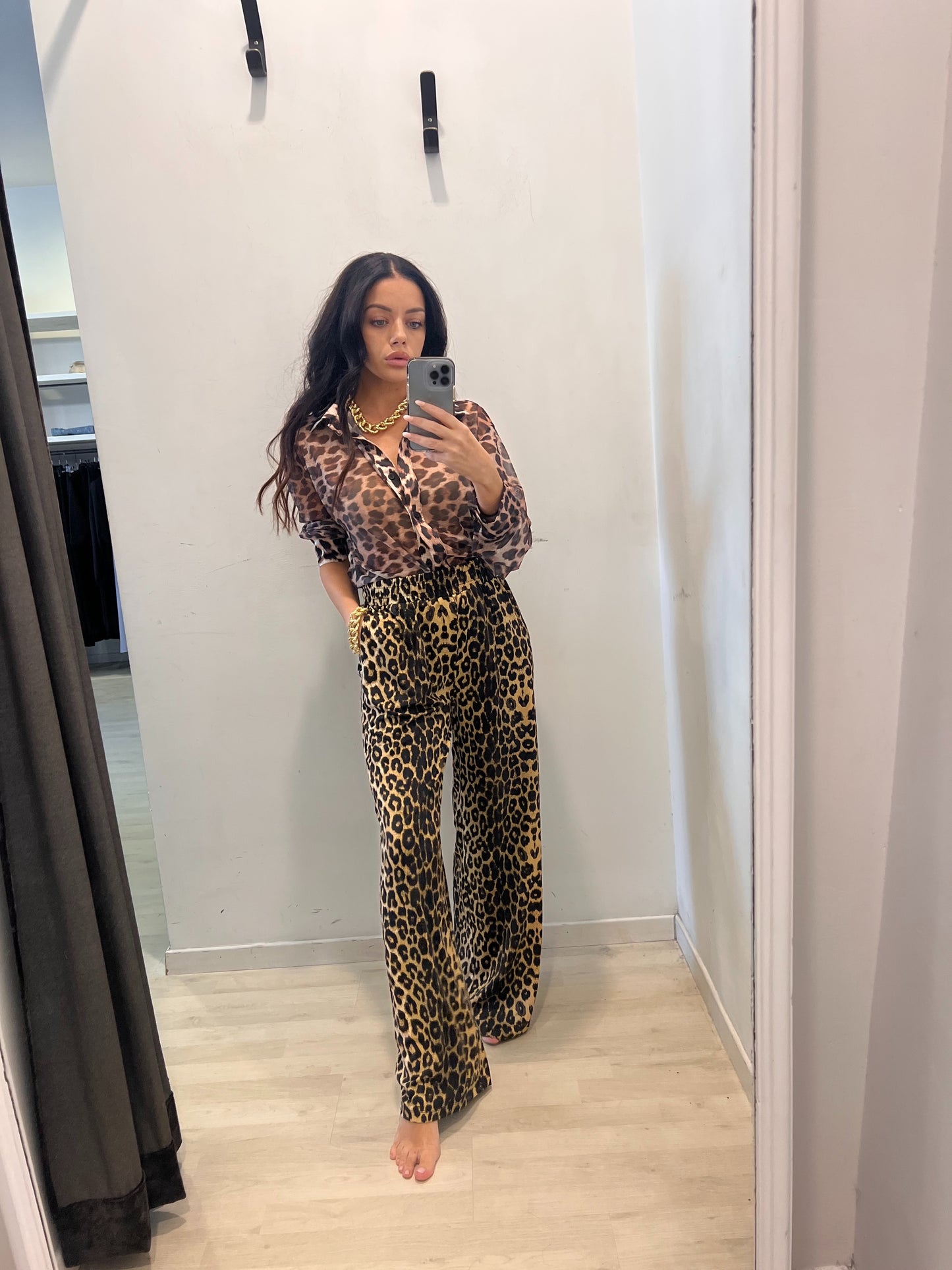 Camicia animalier