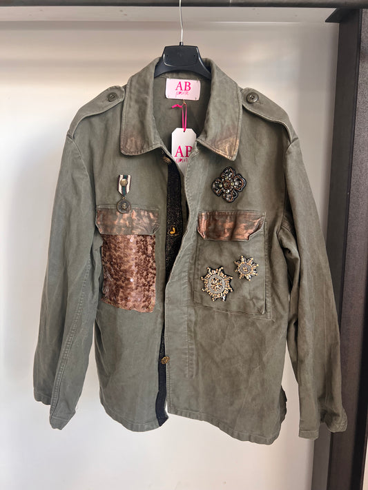 Ab pink giacca patch vestibilita, dalla 40/46