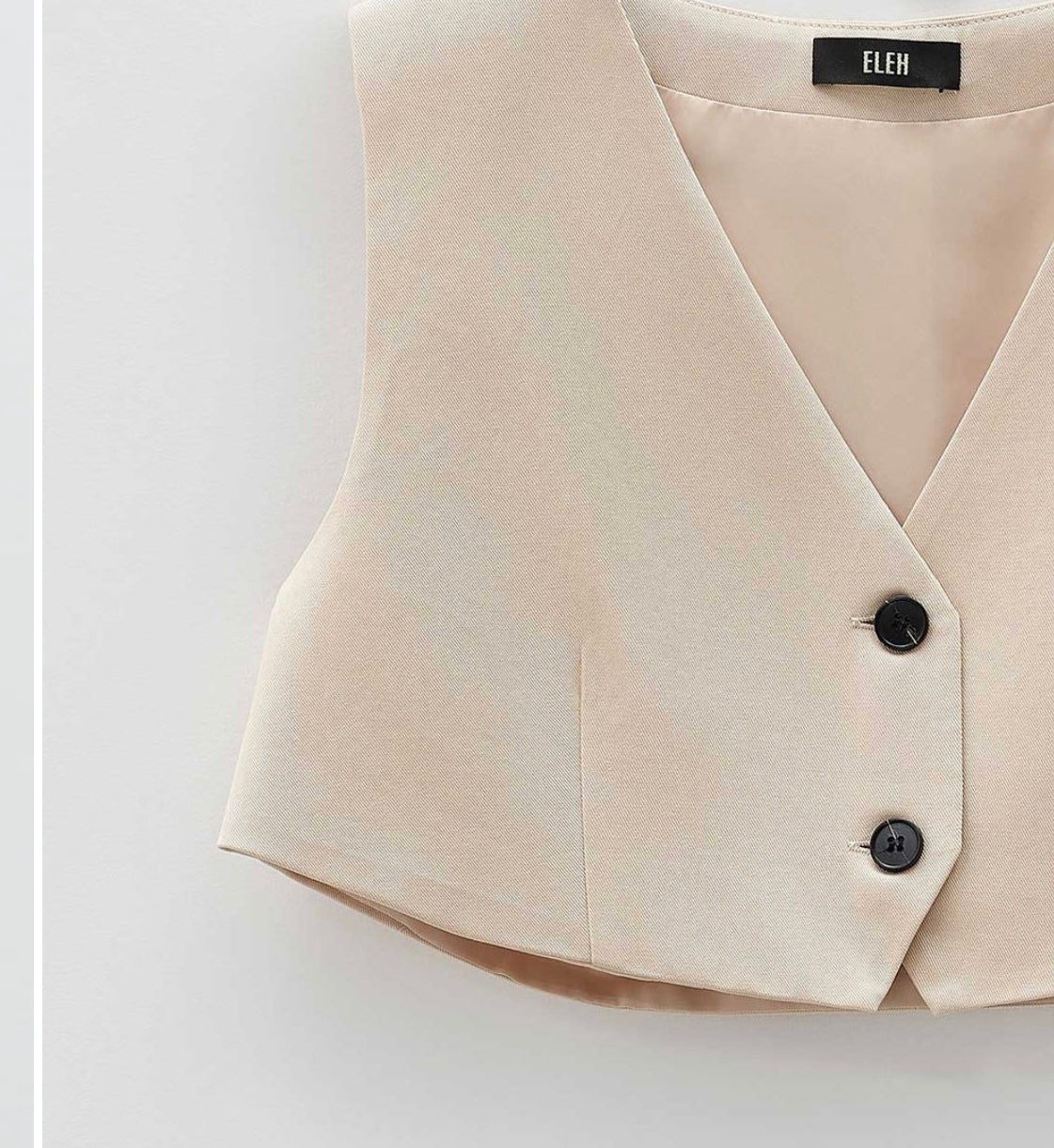 Eleh gilet crop