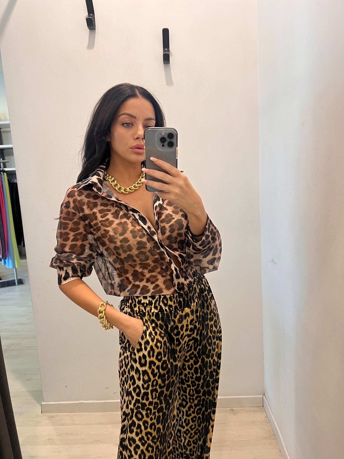 Camicia animalier