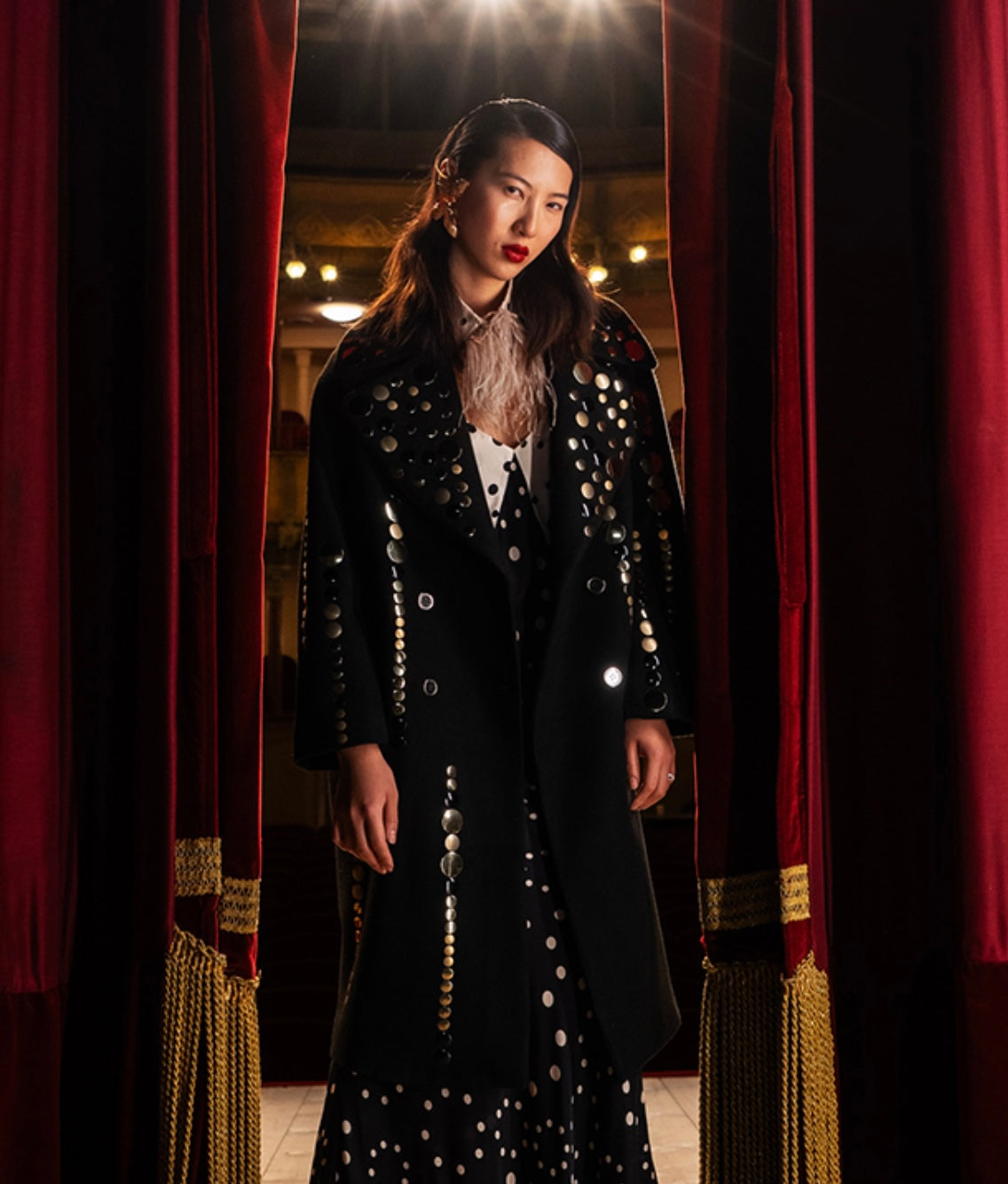 Cappotto borchie 5 progress